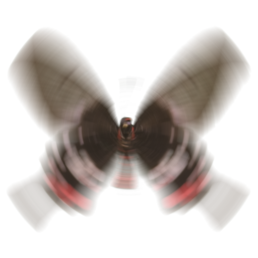 Radial spin blur result